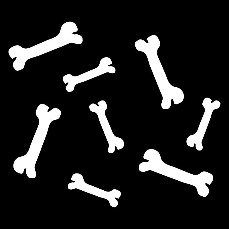 bones pattern dead many skeleton dog bones dog