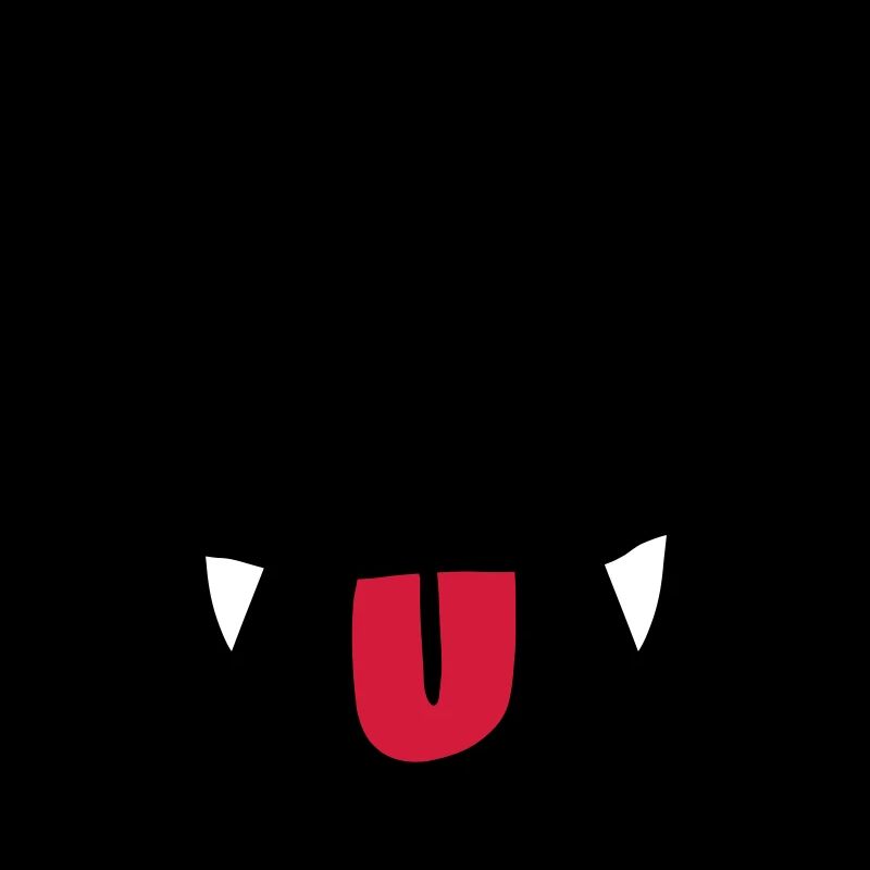 Lustig Frech Comic Monster Vampir Gesicht