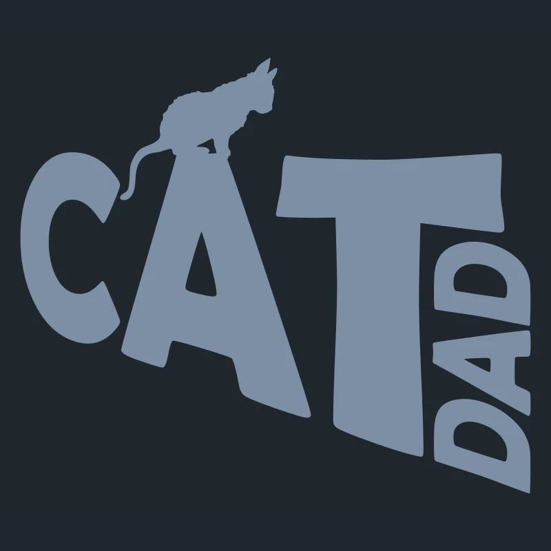 Cat Dad Logo Design