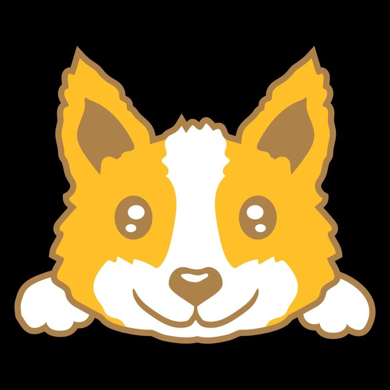 Mignon petit chien design