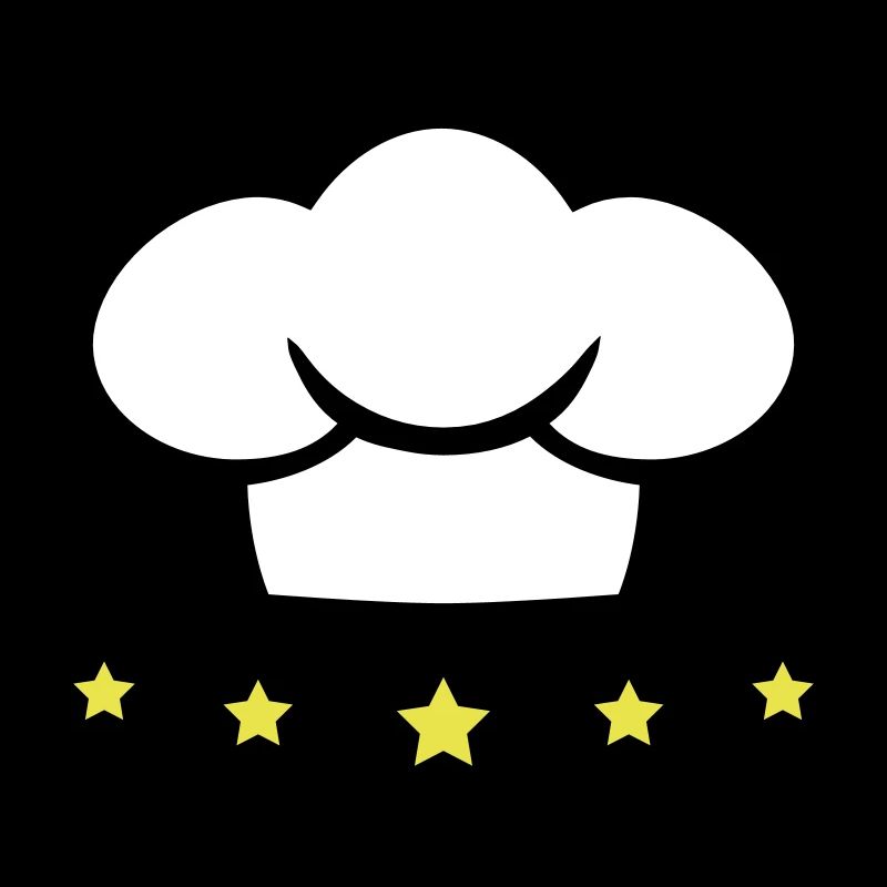 Chef Kitchen Chef's Hat 5 Star Master Cool