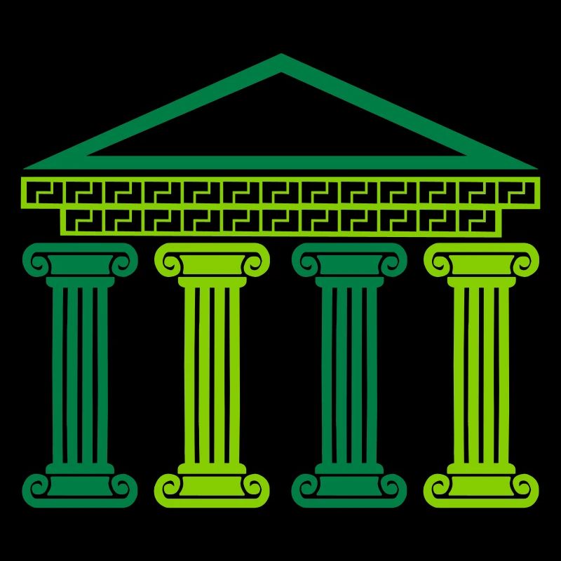 griechisches antikes gebäude