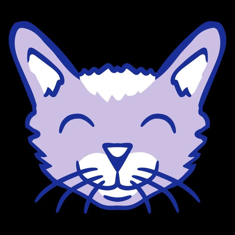 Jolie chatte Ayant l’air heureuse Joyeuse Souriante