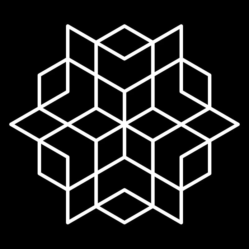 étoile géométrique complexe