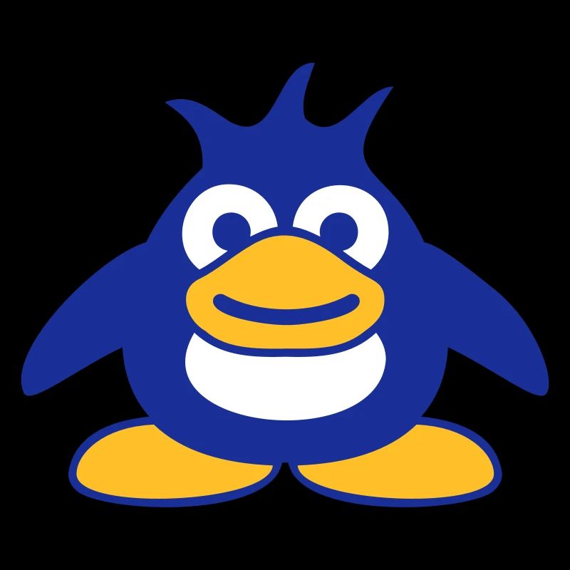 Pingouin mignon bébé enfant bambin heureux cool