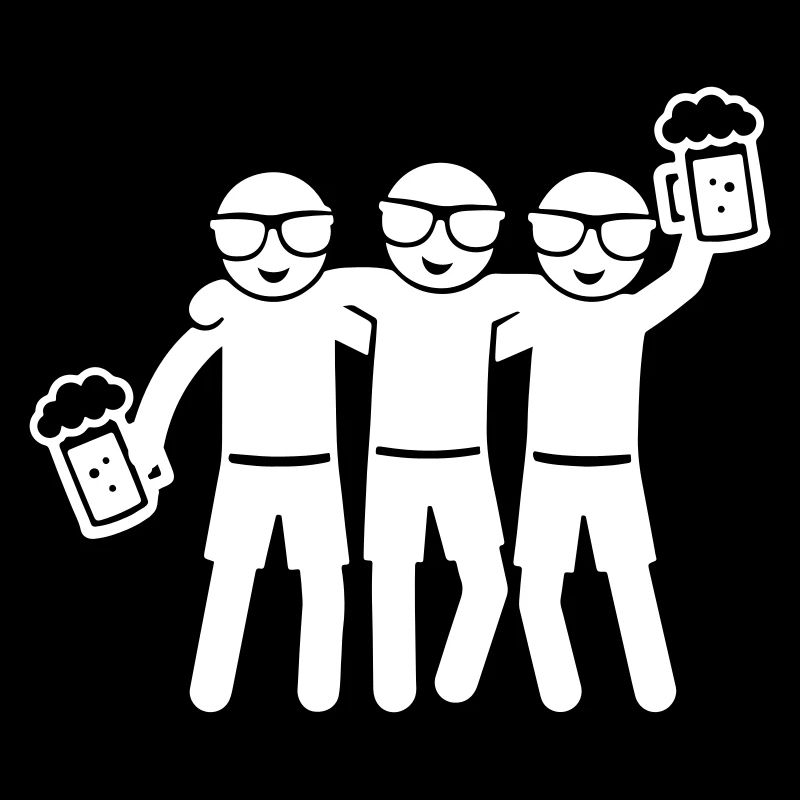 Party Team Bier Gruppe