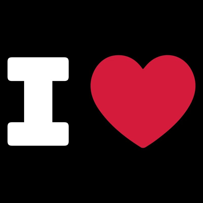I LOVE - HEART Add Your own text