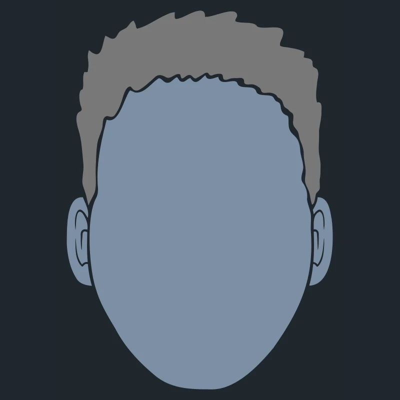 Conception de tête de visage vide