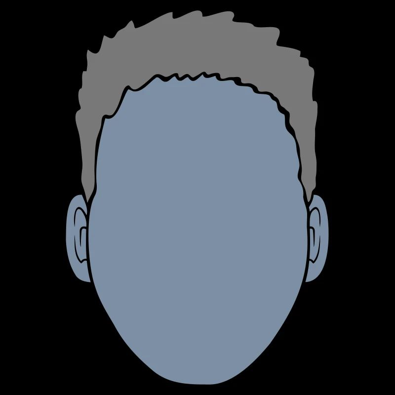 Leeres Gesicht Kopf Design