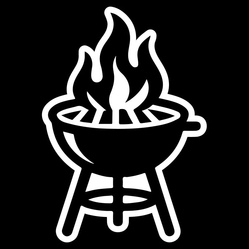 Grill Symbol Feuer