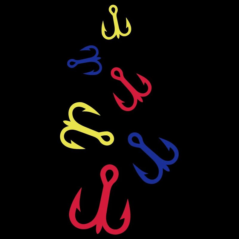 Fish hook colorful