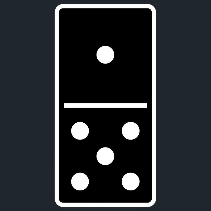 DOMINO STONE 1:5 - VARIABLE COLOR - VECTOR DESIGN!