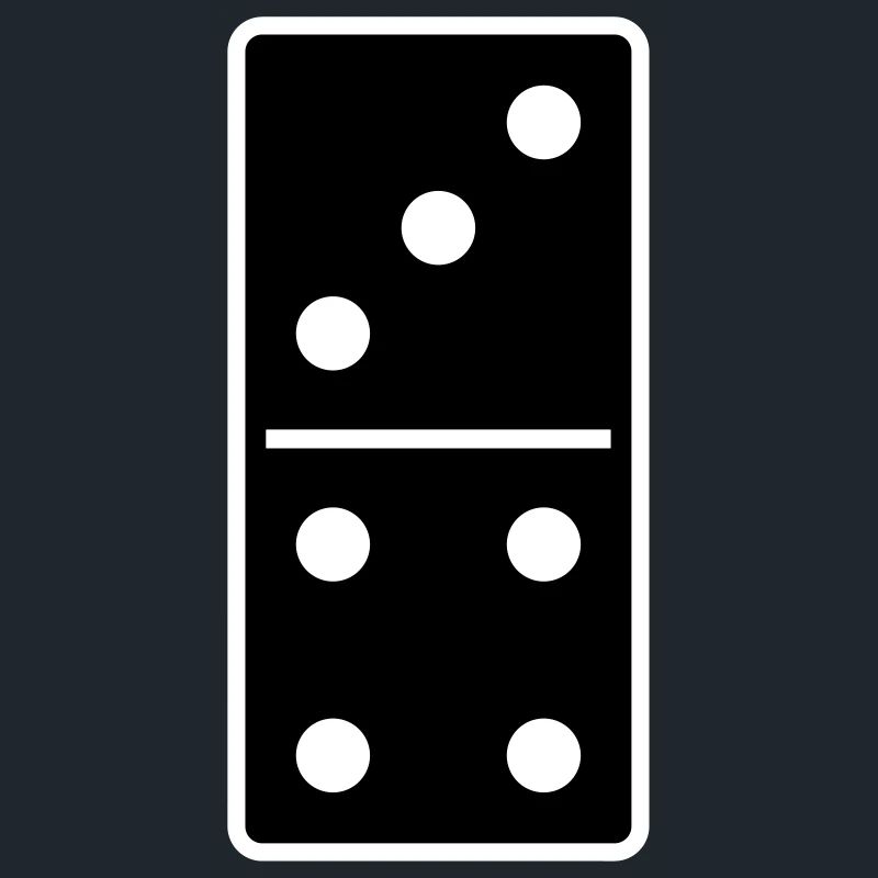 DOMINO STONE 3:4 - VARIABLE COLOR - VECTOR DESIGN!