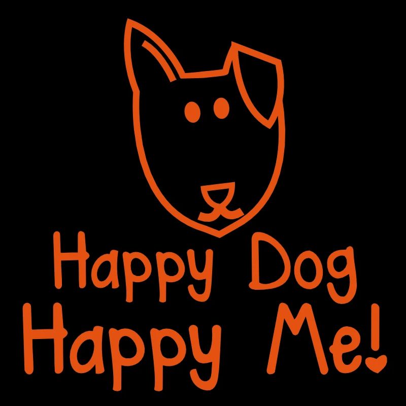 HAPPY DOG heureux moi! mignon conception de chiens