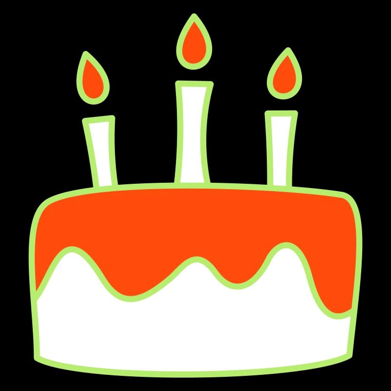 Gâteau d’anniversaire tricolore