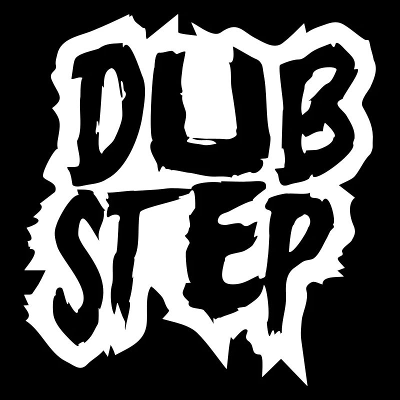Dub Step Techno Musik Party Club Text Schriftzug