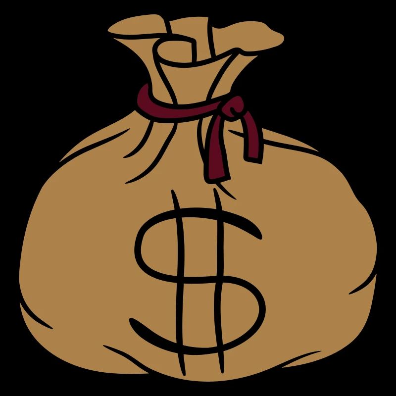 reich cool dollar symbol zeichen geld geldsack rei