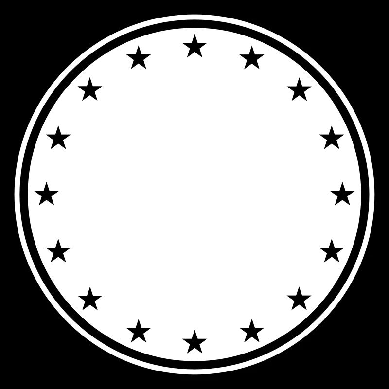 kreis sterne rahmen rund ring schild wappen design