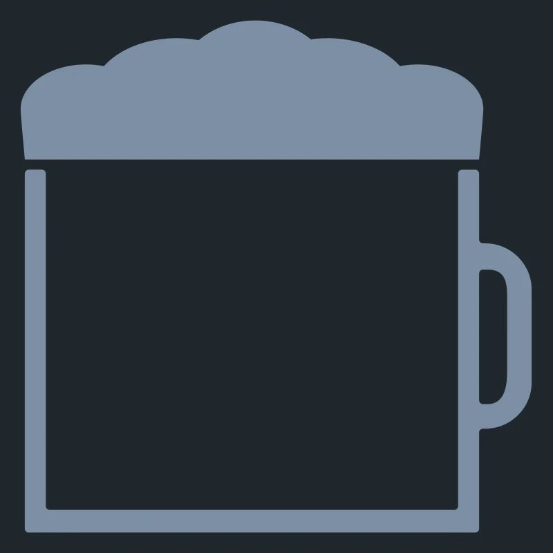 Text Rahmen Bierglas Krug