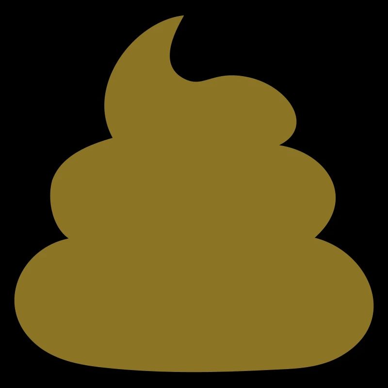 Symbole pile de merde dégoûtant