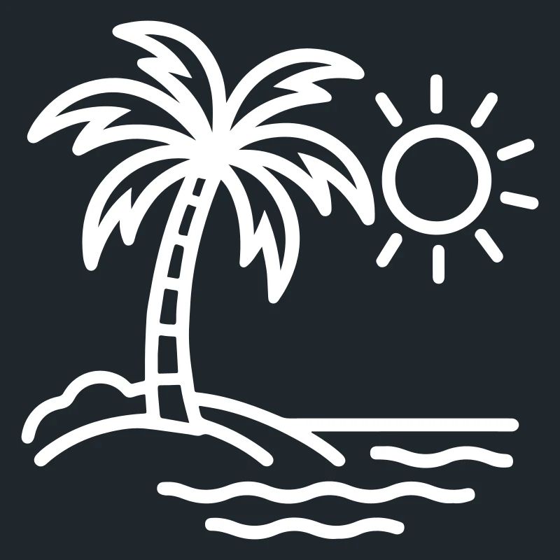 Palm Tree Beach Été