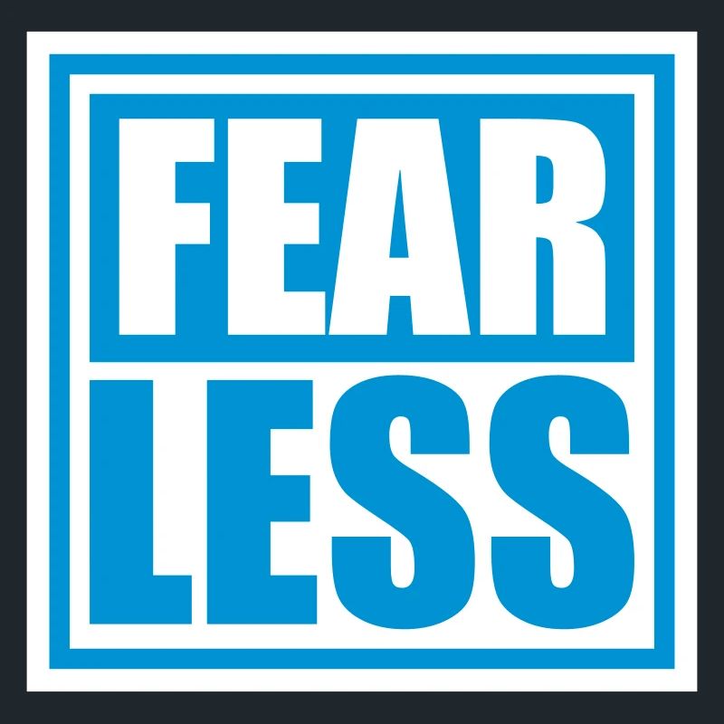 fearless Text Quote Design