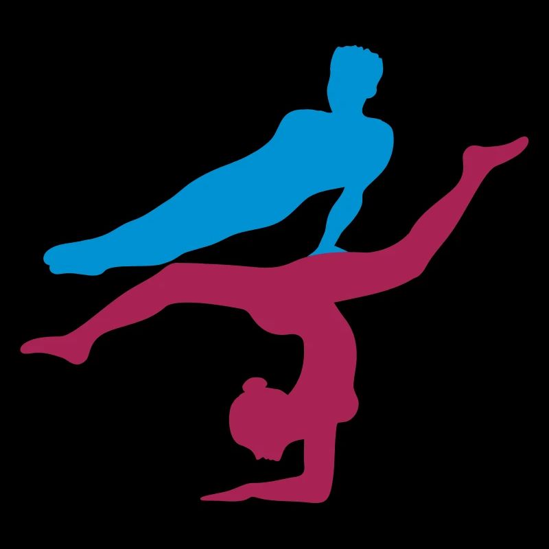 2 freunde team paar paerchen liebe mann gymnastik