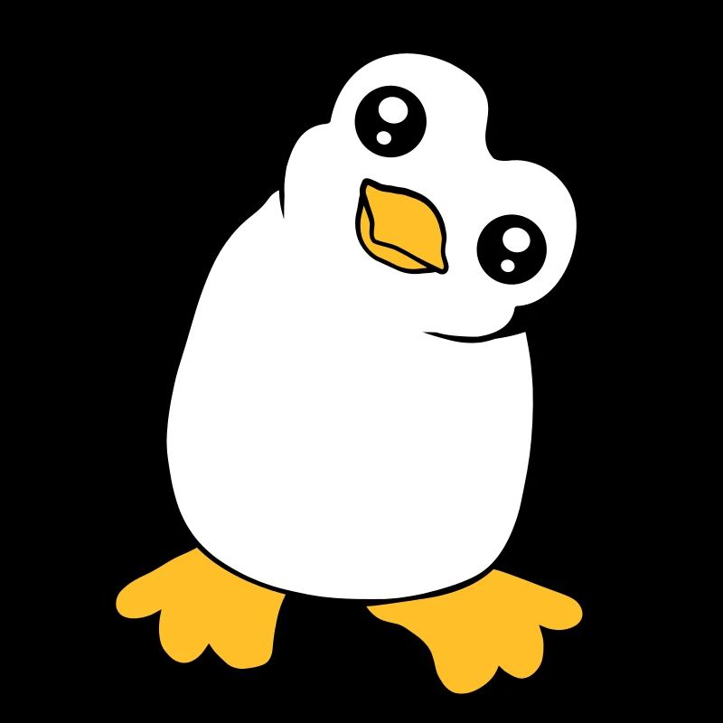 Pingouin Bébé Mignon Petit Drôle Enfant Oiseau Amour