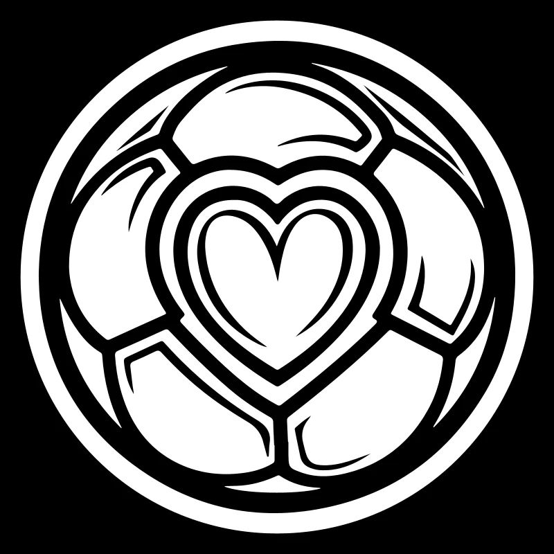 Fussball Herz Liebe