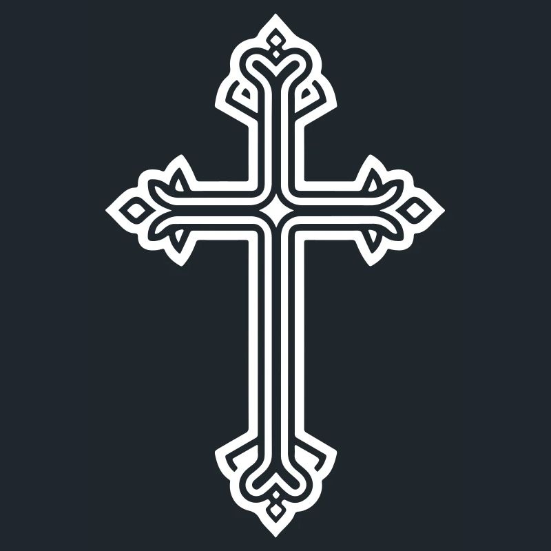 Symbole de la croix Logo