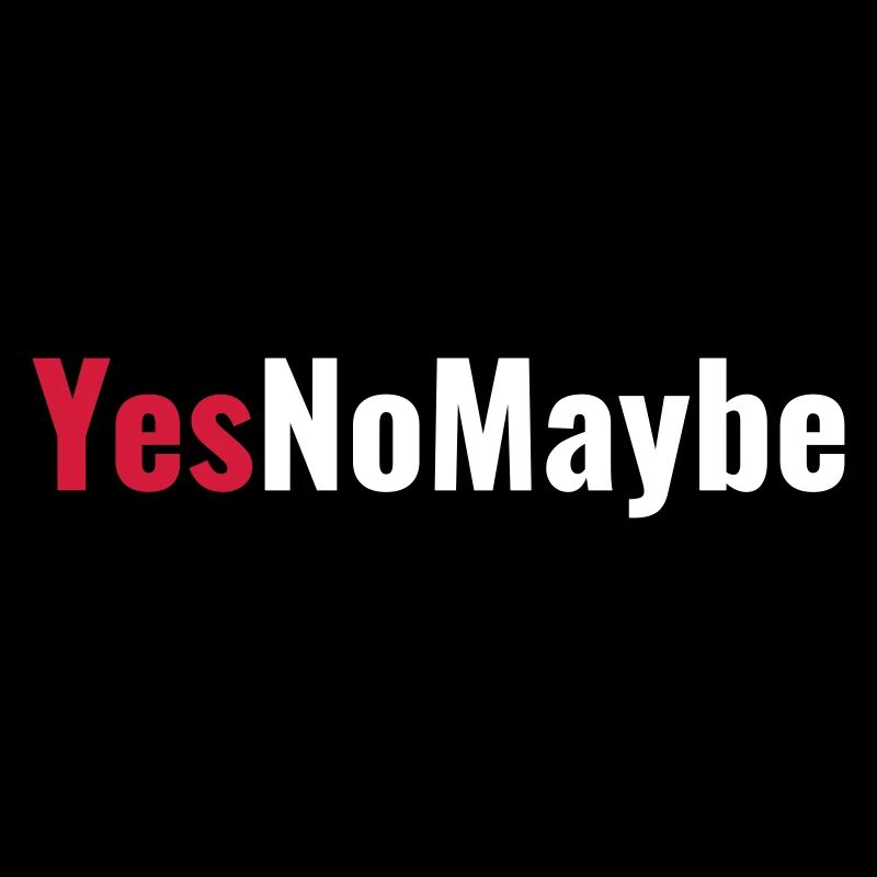 Yes No Maybe Verlobung Liebe Geschenk