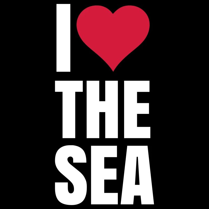 J’aime la mer Ich liebe das Meer