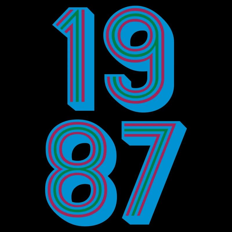 1987 Geburtsjahr | Farben änderbar