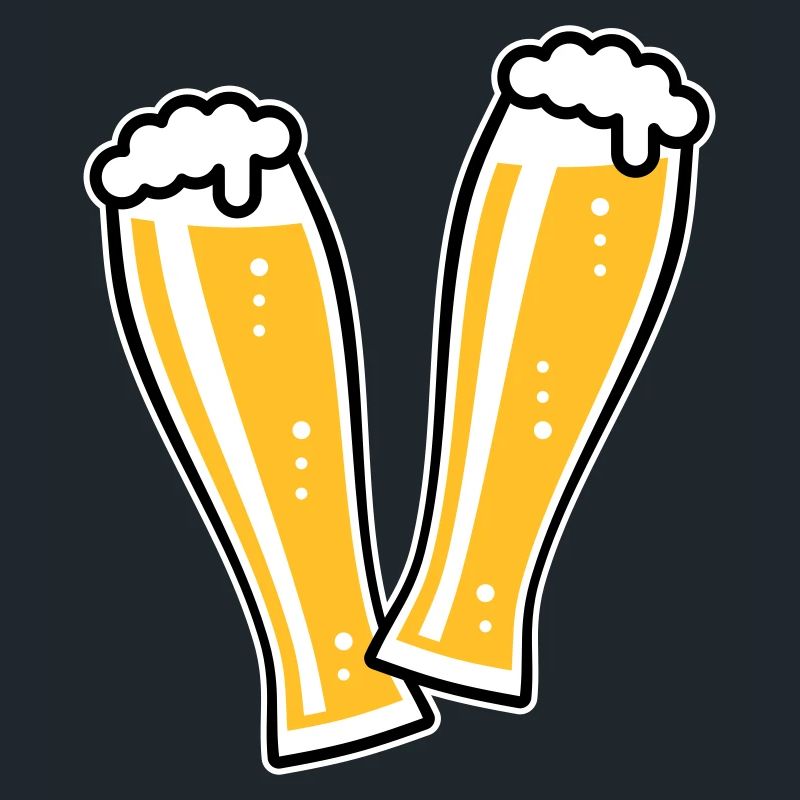 2 verres à bière de blé toast (bière de blé / 3C)