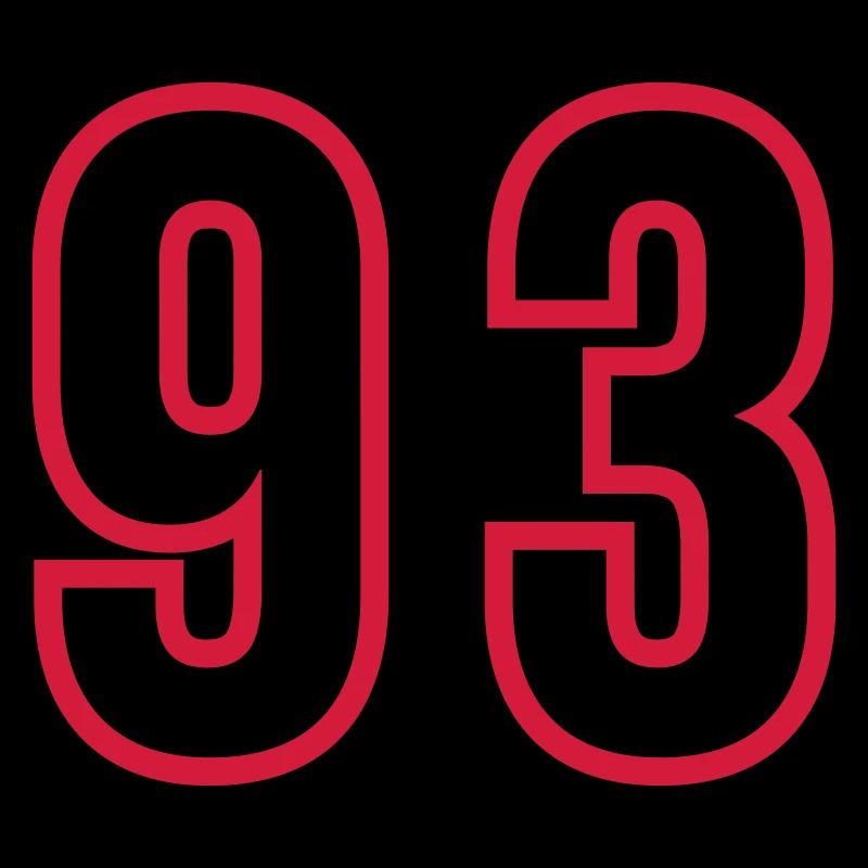 93 Number Years Jersey