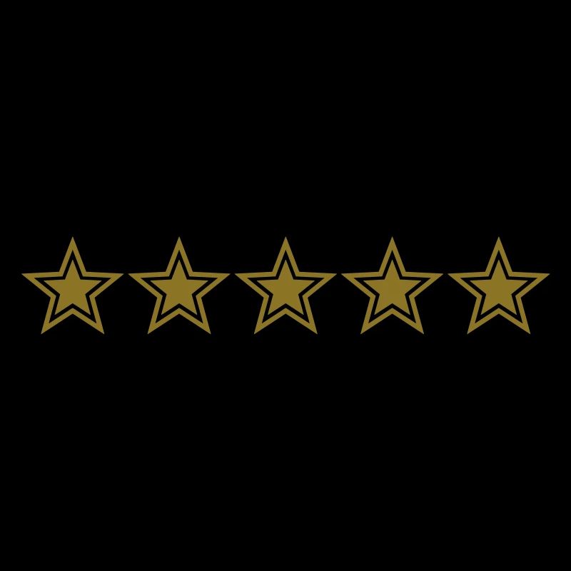 5 Sterne, Stern, Gold, Sieger, Gewinner, Champion