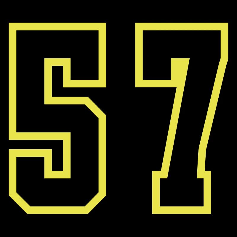 Maillot à 57 numéros