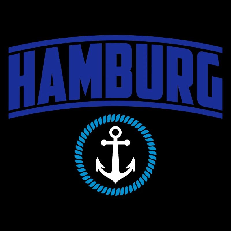 Hamburg, Anker Hafen | Farben änderbar