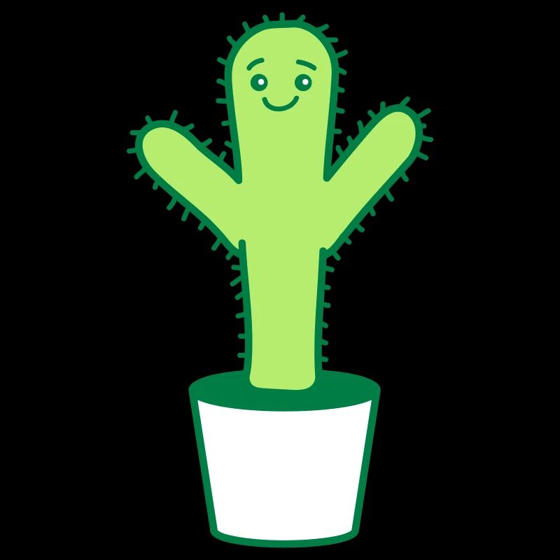 Cactus Prickly Spiny Desert Cacti Flower Pot