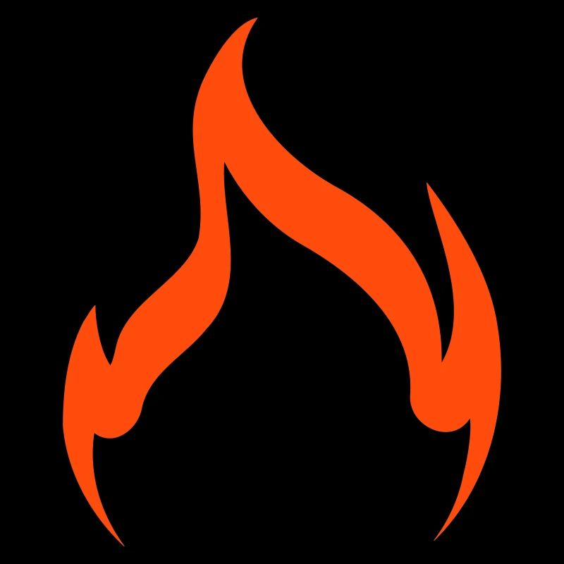 Fire Flame Outline Simple