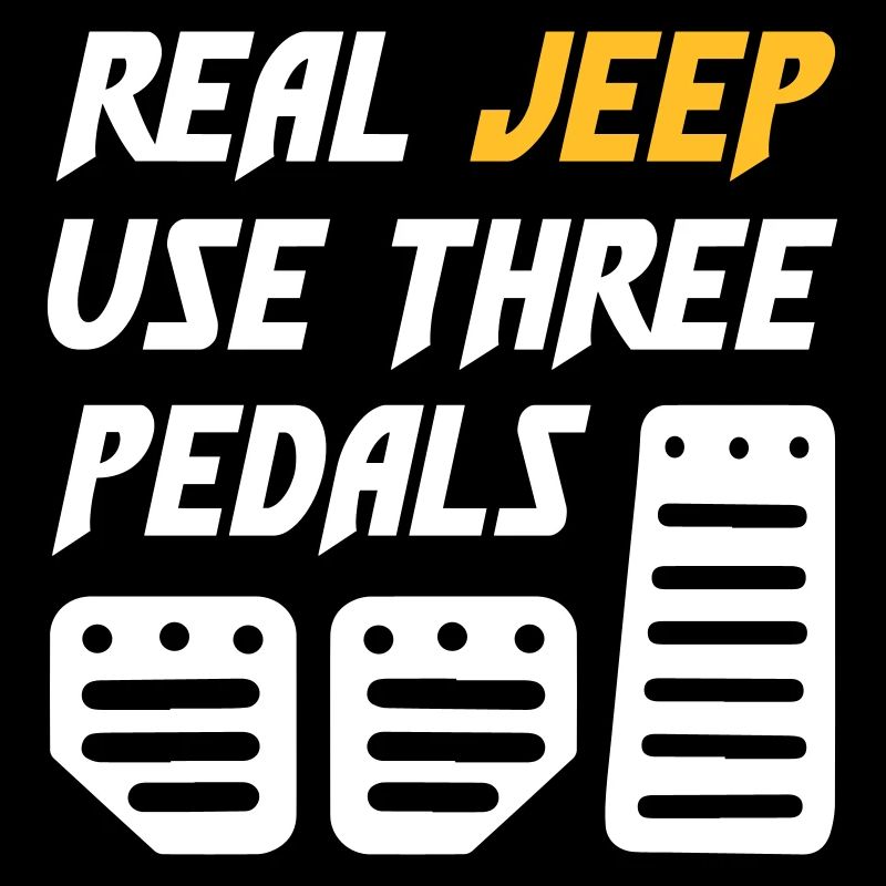 Les vraies Jeeps utilisent trois pédales
