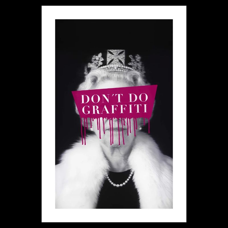 don’t do graffiti poster