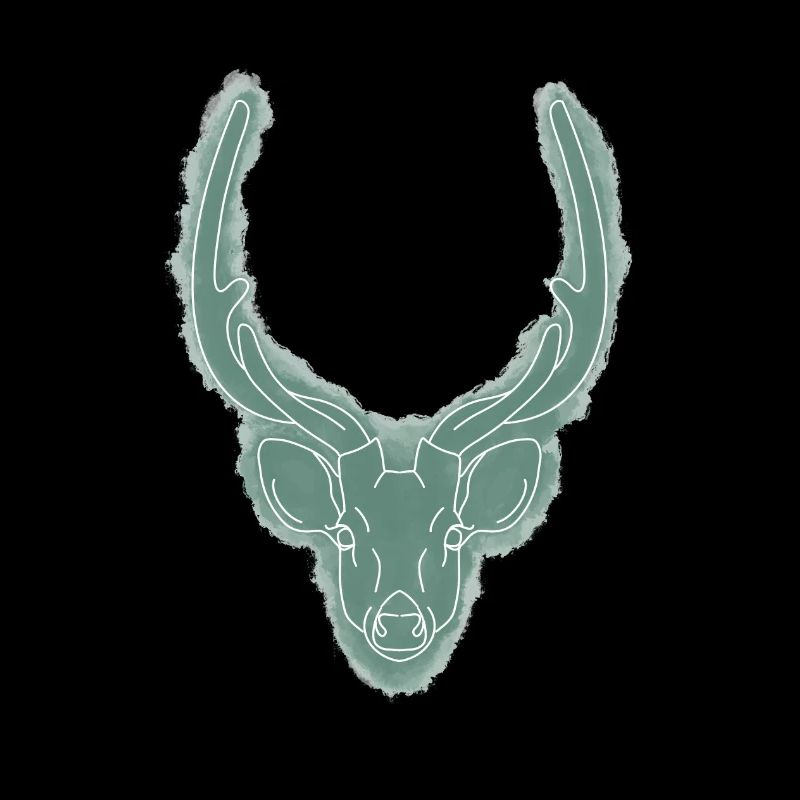 Tête de cerf / Bois / Trophée de chasse / Cerf / Gibier