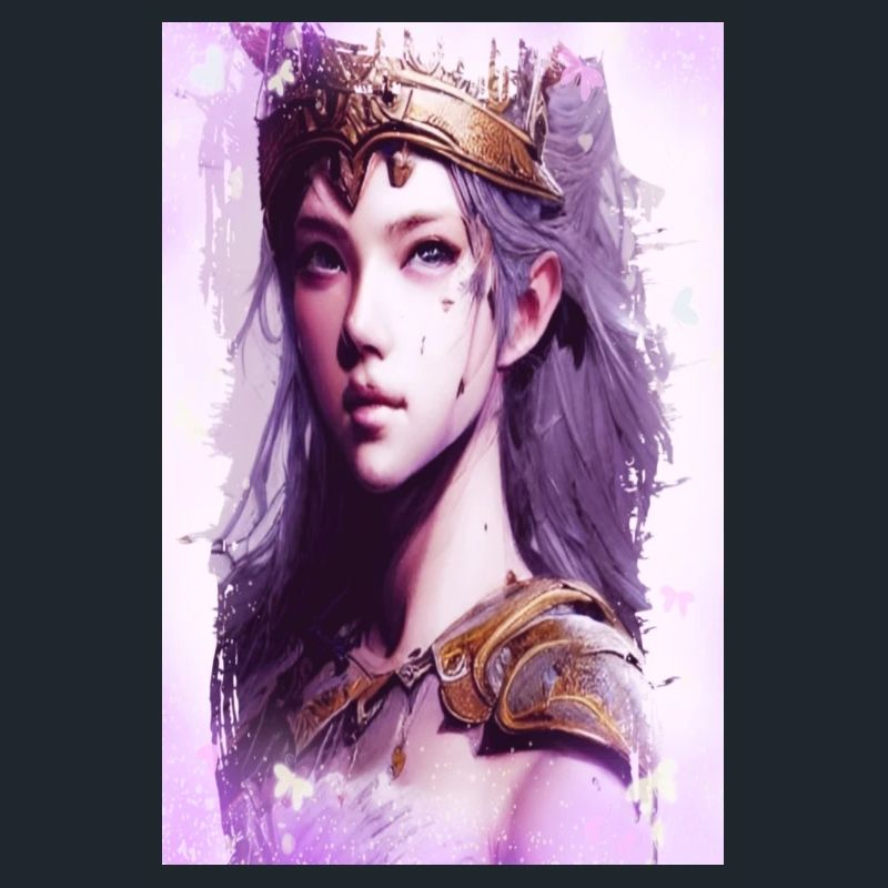 Valkyrie Amazon Warrior Fine Art Affiche