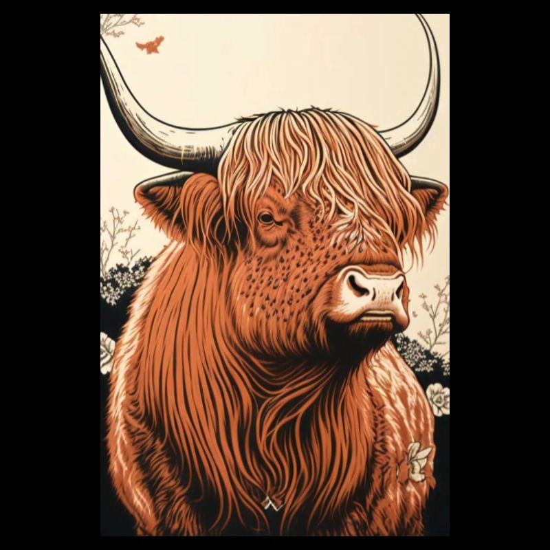 Ukiyo bovins des Highlands