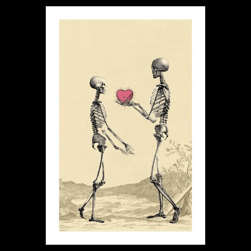 Affiche - Je te donne mon cœur - Saint-Valentin