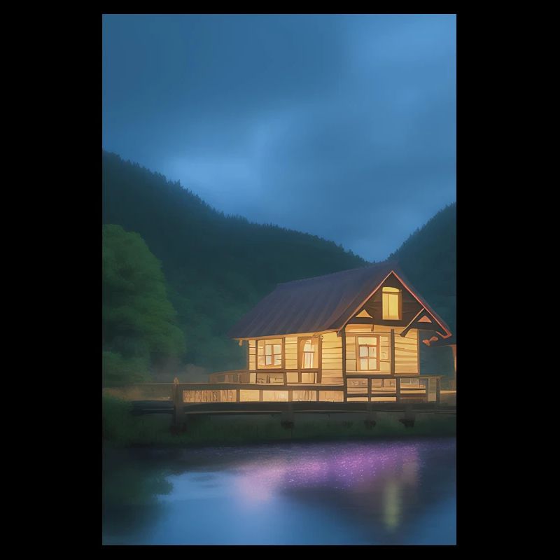 Charmante cabane au bord du lac