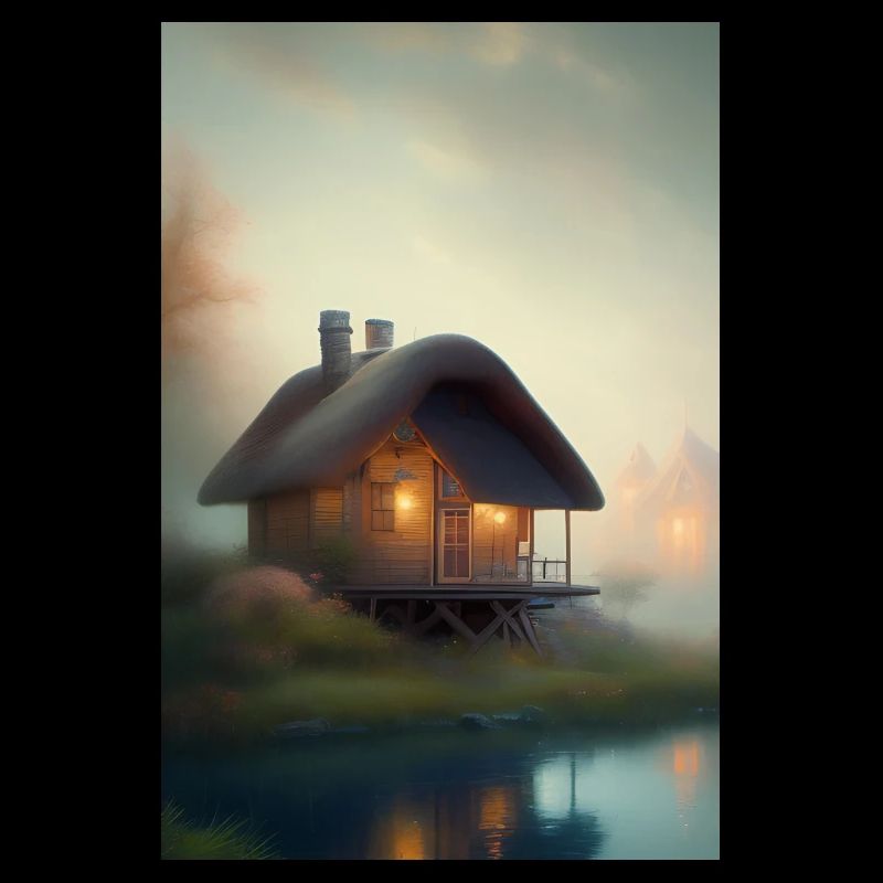 Charmante cabane au bord du lac