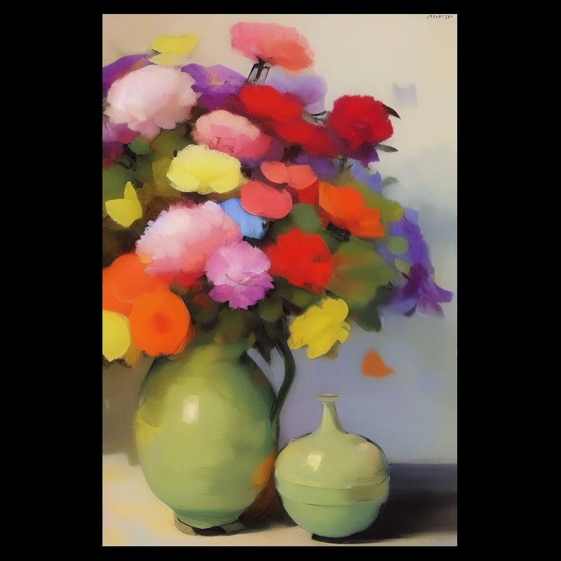Flowers and butterfly