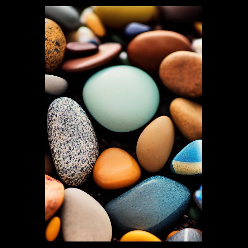 Pierres colorées